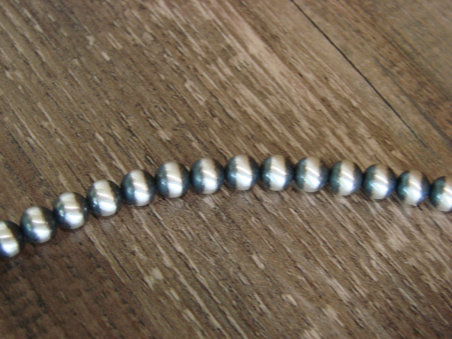 Navajo Sterling Silver & Turquoise 26" Squash Blossom Set Signed Kee J