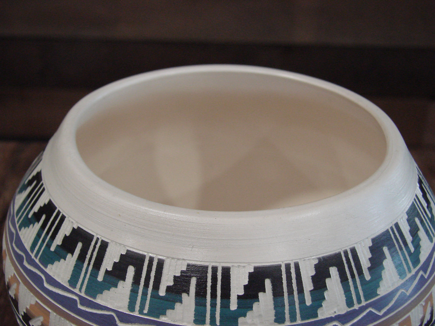 Native American Hand Etched & Hand Painted Pottery - Gilmore