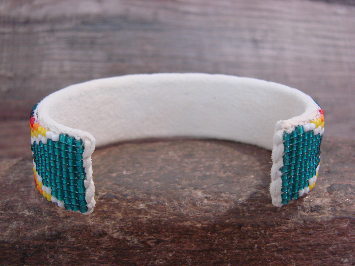 Native American Hand Beaded 3/4" Bracelet by Cleveland