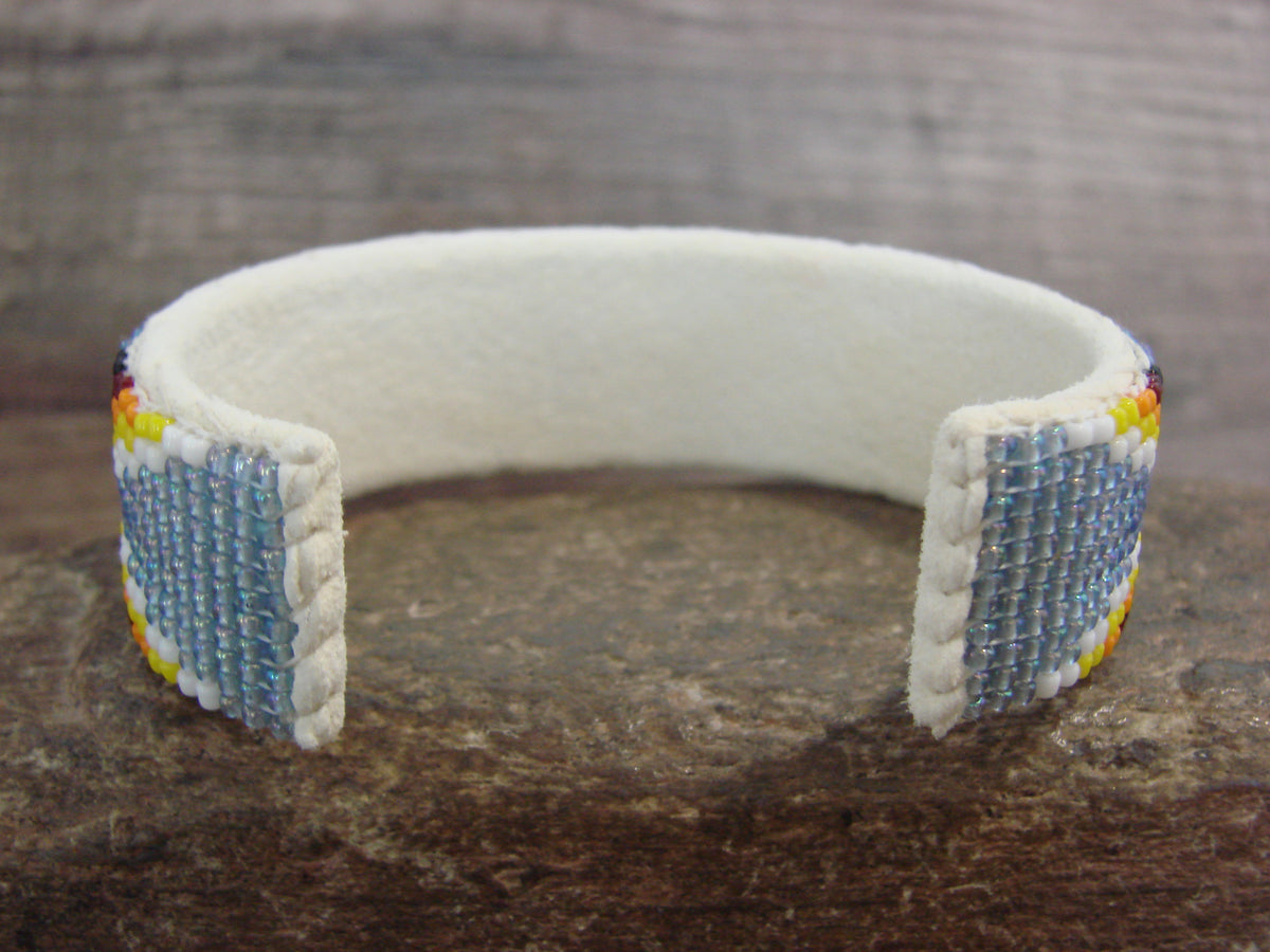 Native American Hand Beaded 3/4" Bracelet by Cleveland