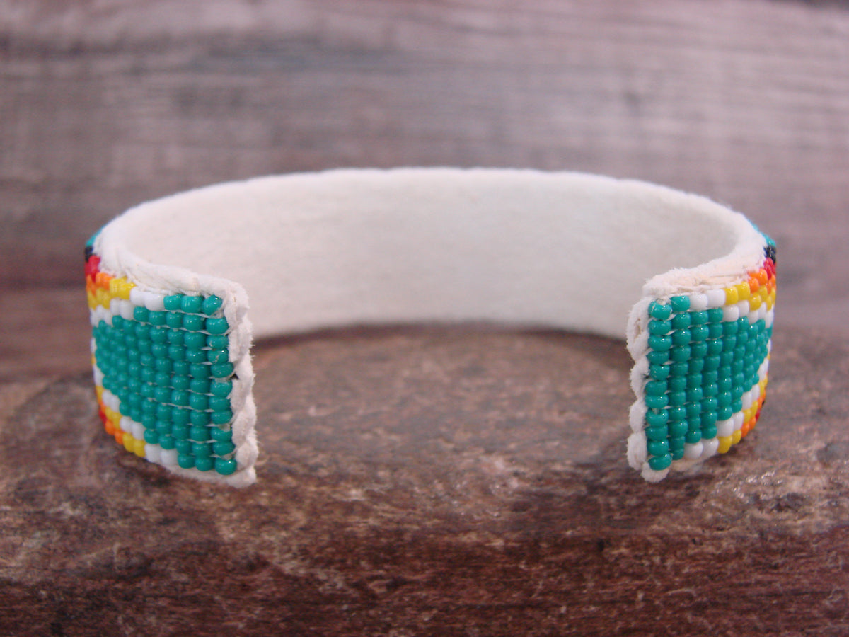 Native American Hand Beaded 3/4" Bracelet by Cleveland