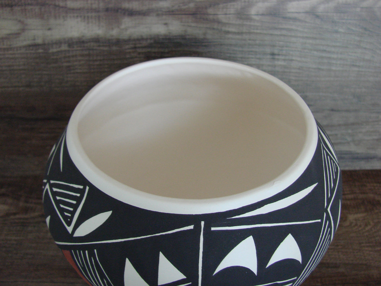 Acoma Pueblo Fine Line Hand Painted Pottery by Victorino