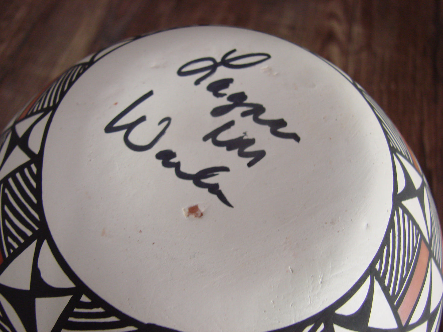 Native American Hand Painted Fine Line Acoma Pottery by Waconda