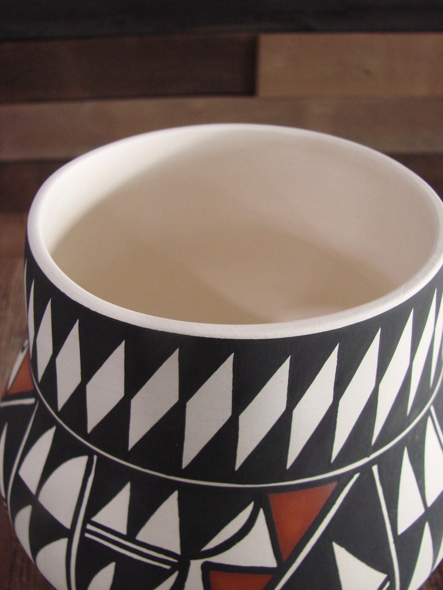 Native American Hand Painted Fine Line Acoma Pottery by Waconda