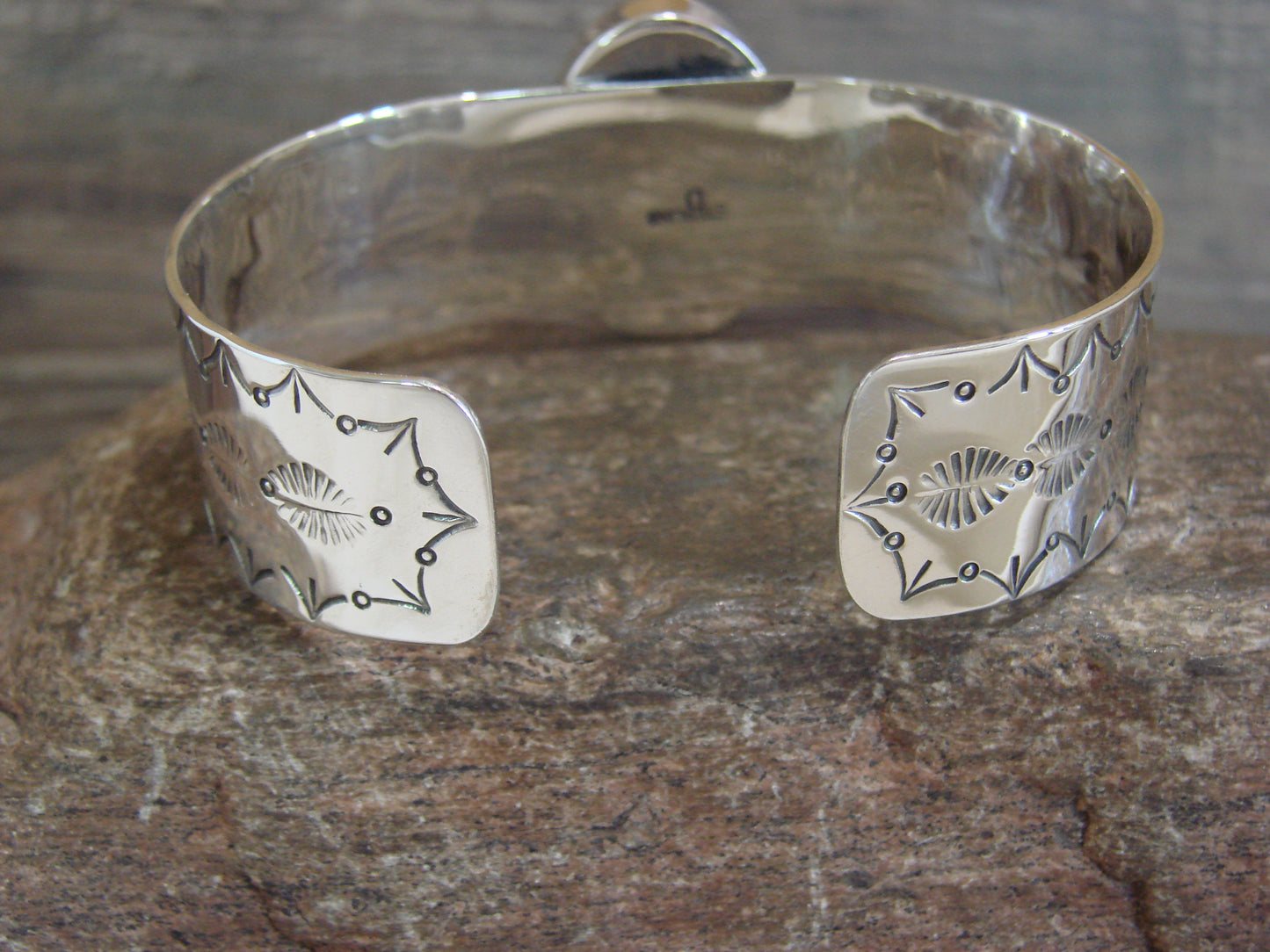 Native American Sterling Silver & Turquoise Bracelet by Lee