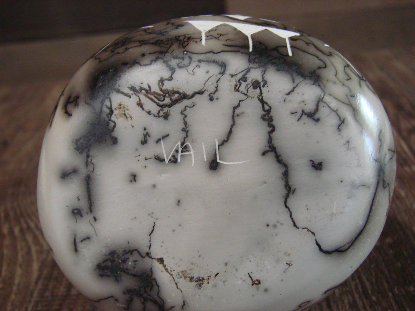 Native American Horse Hair Wedding Vase Pottery by Vail