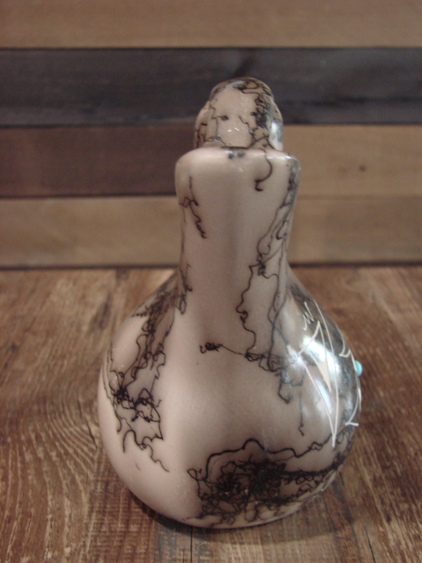 Native American Horse Hair Wedding Vase Pottery by Vail
