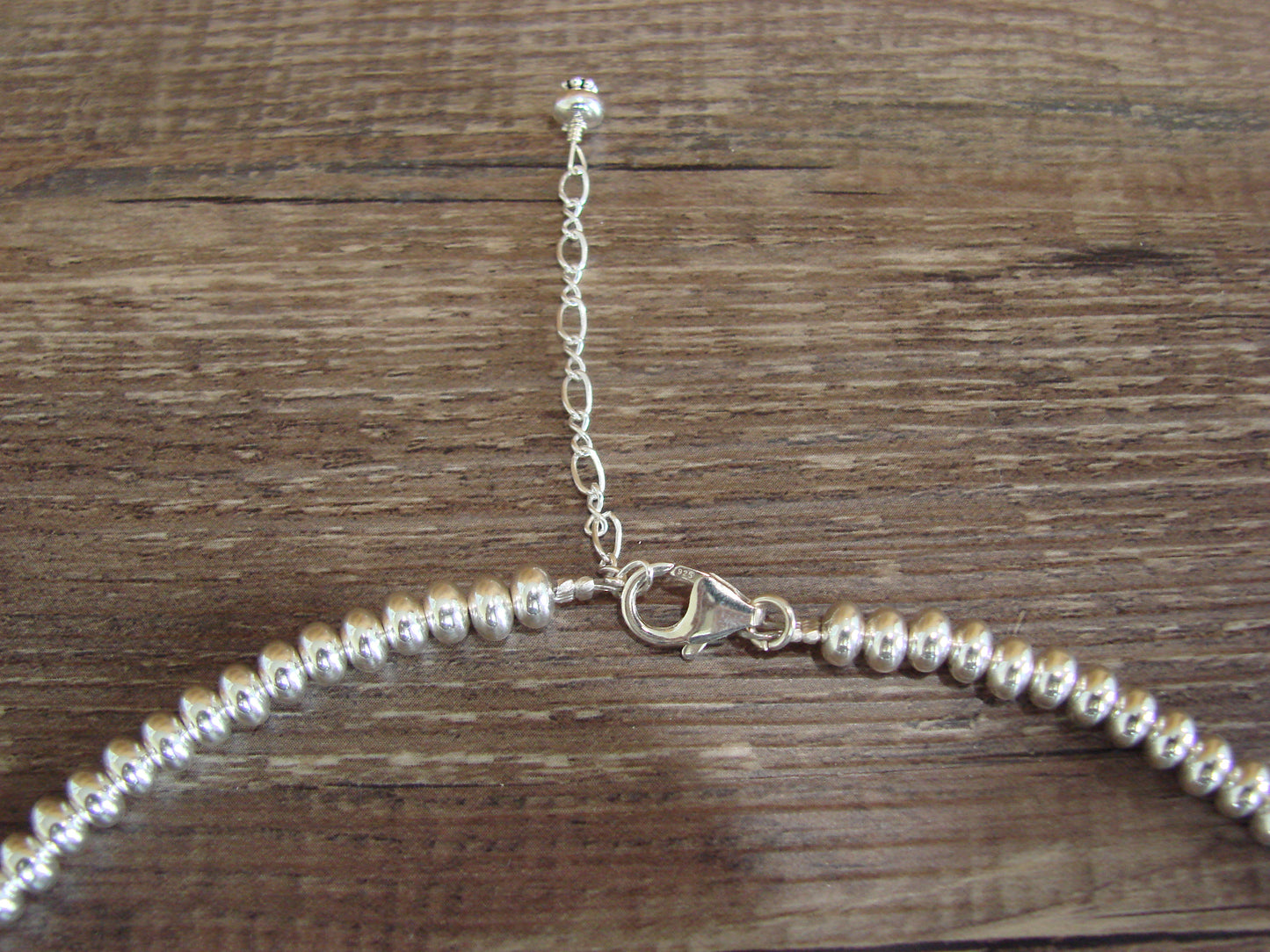 Navajo Sterling Silver & White Buffalo Turquoise Necklace Set by Johnson