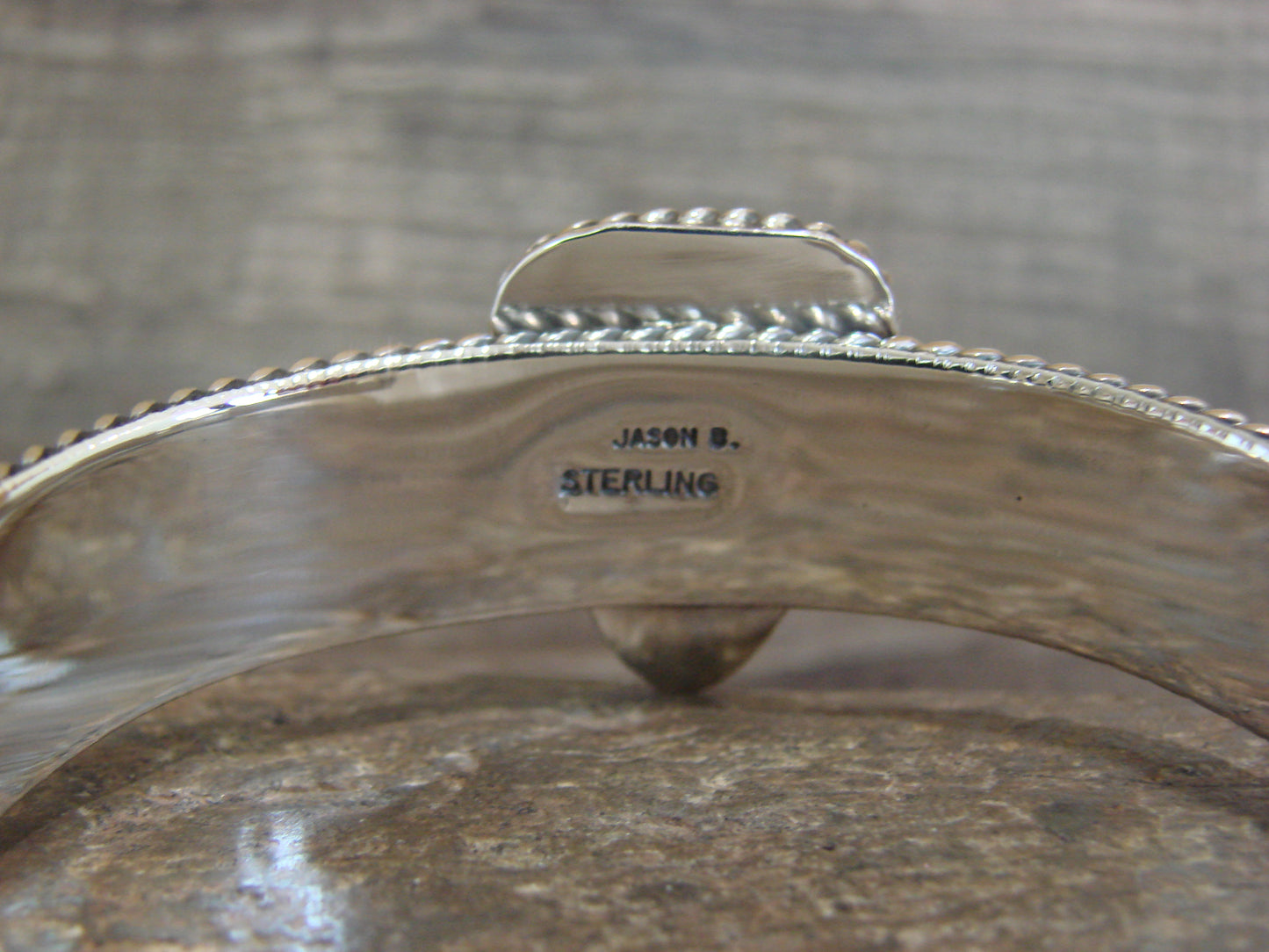 Native American Sterling Silver & Turquoise Bracelet by Bahe