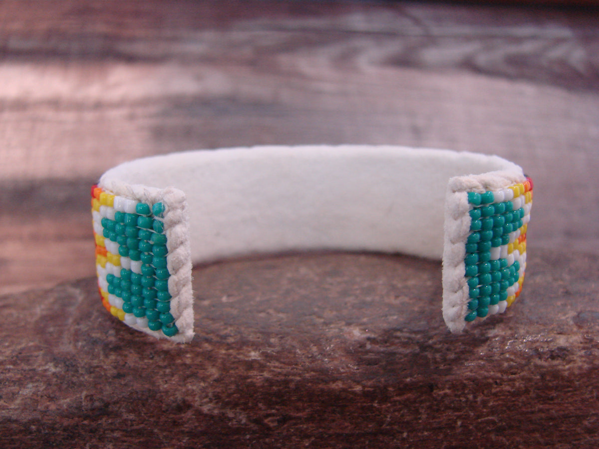 Native American Hand Beaded 3/4" Bracelet by Cleveland