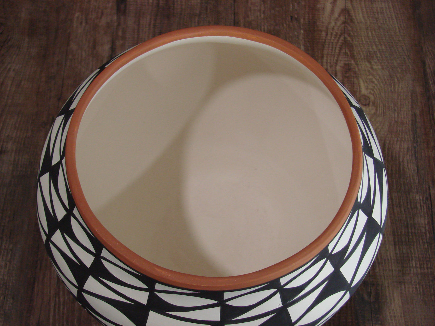 Native American Laguna Fine Line Hand Painted Pottery by Davis