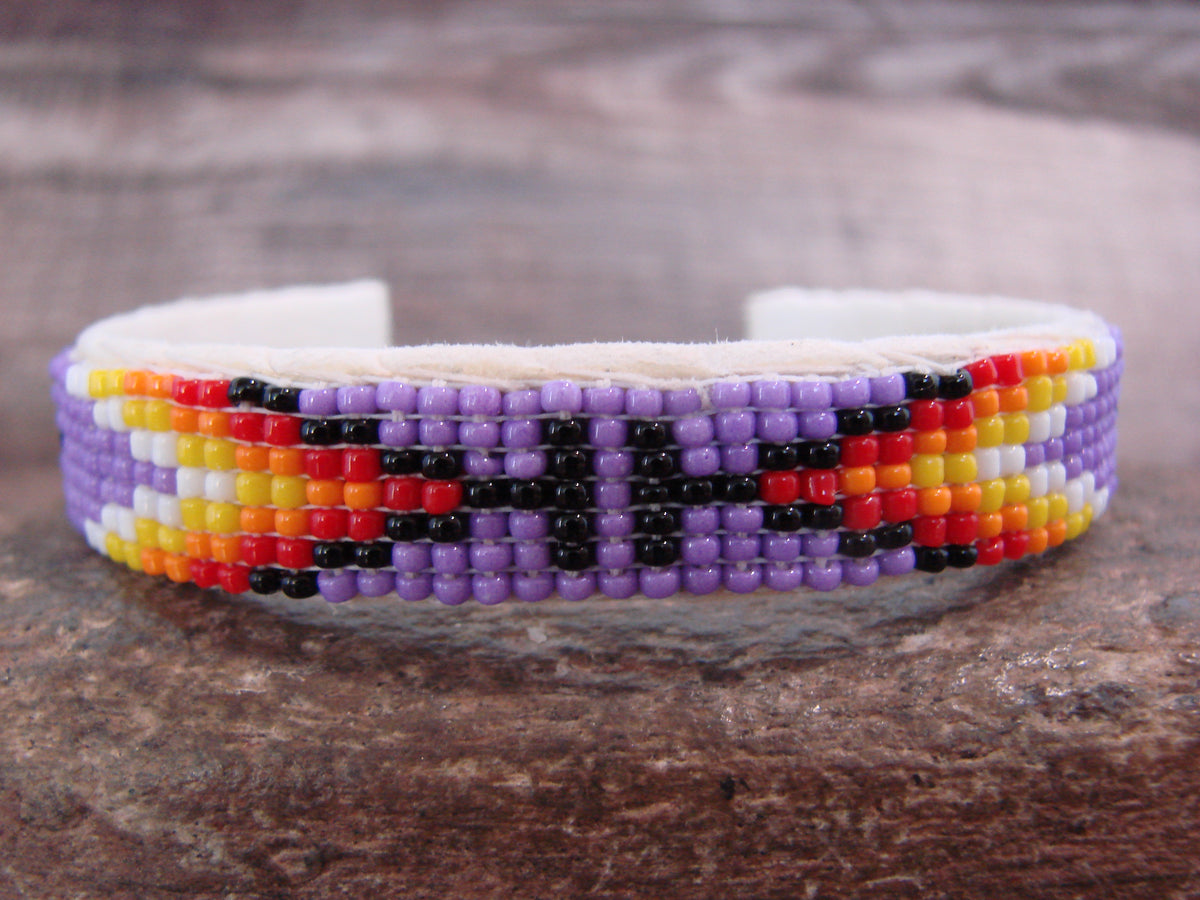 Native American Hand Beaded 1/2" Bracelet by Cleveland