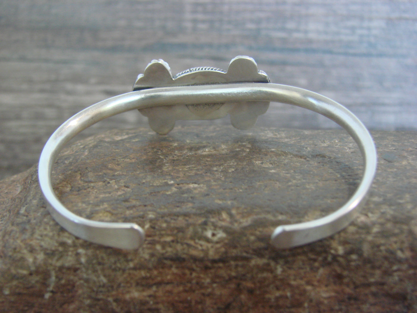 Native American Sterling Silver & Turquoise Bracelet by Francisco
