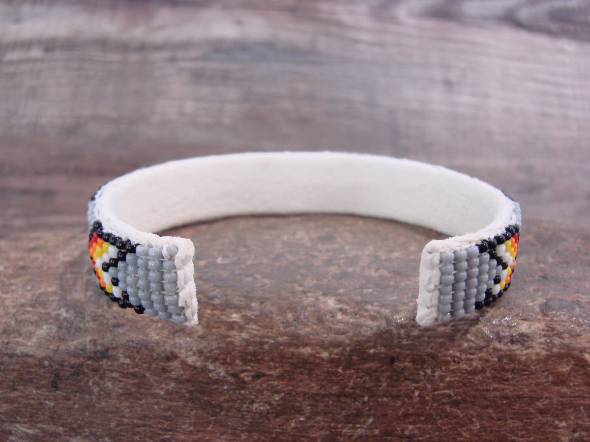 Native American Hand Beaded 1/2" Bracelet by Cleveland
