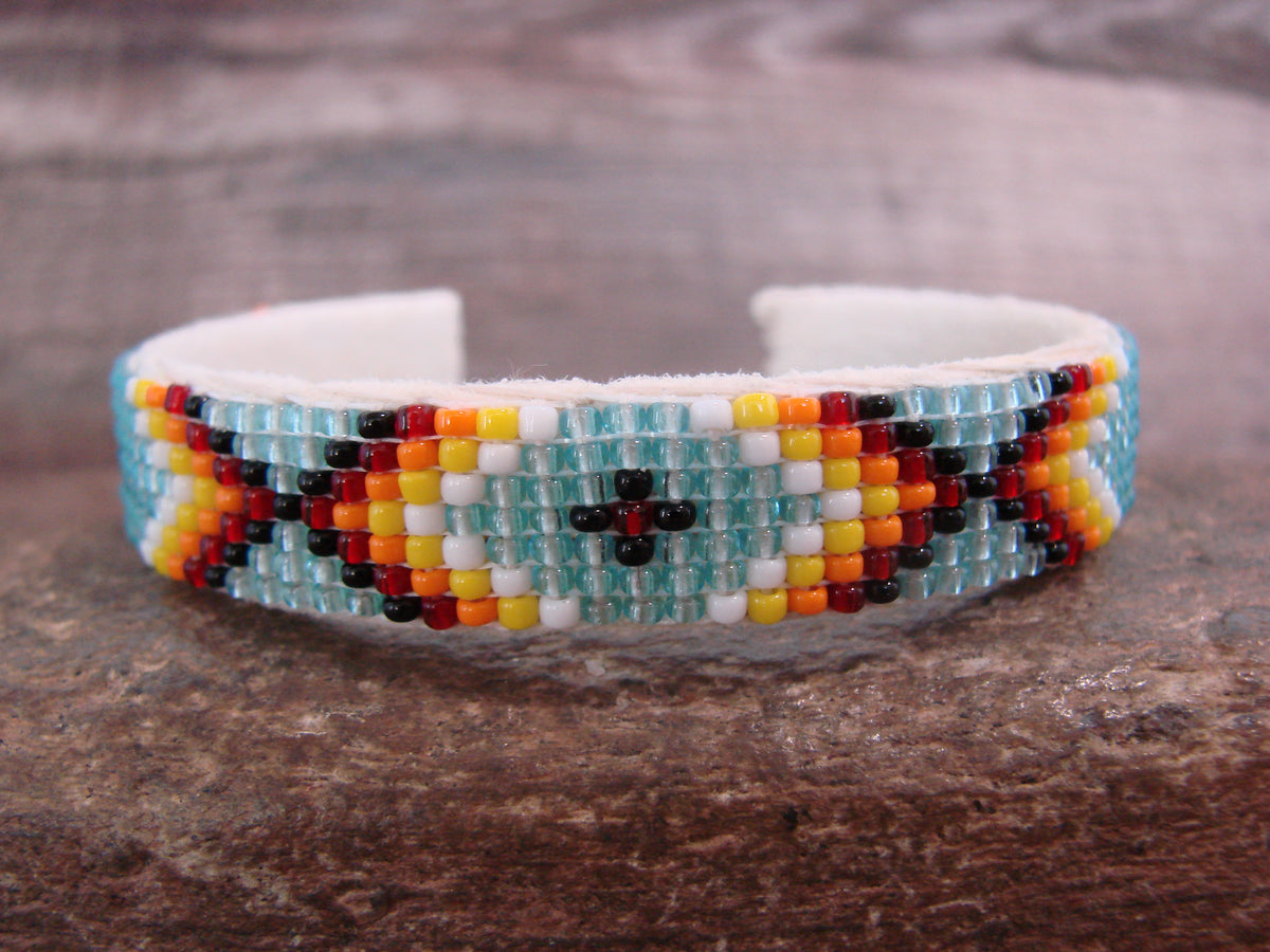 Native American Hand Beaded 1/2" Bracelet by Cleveland