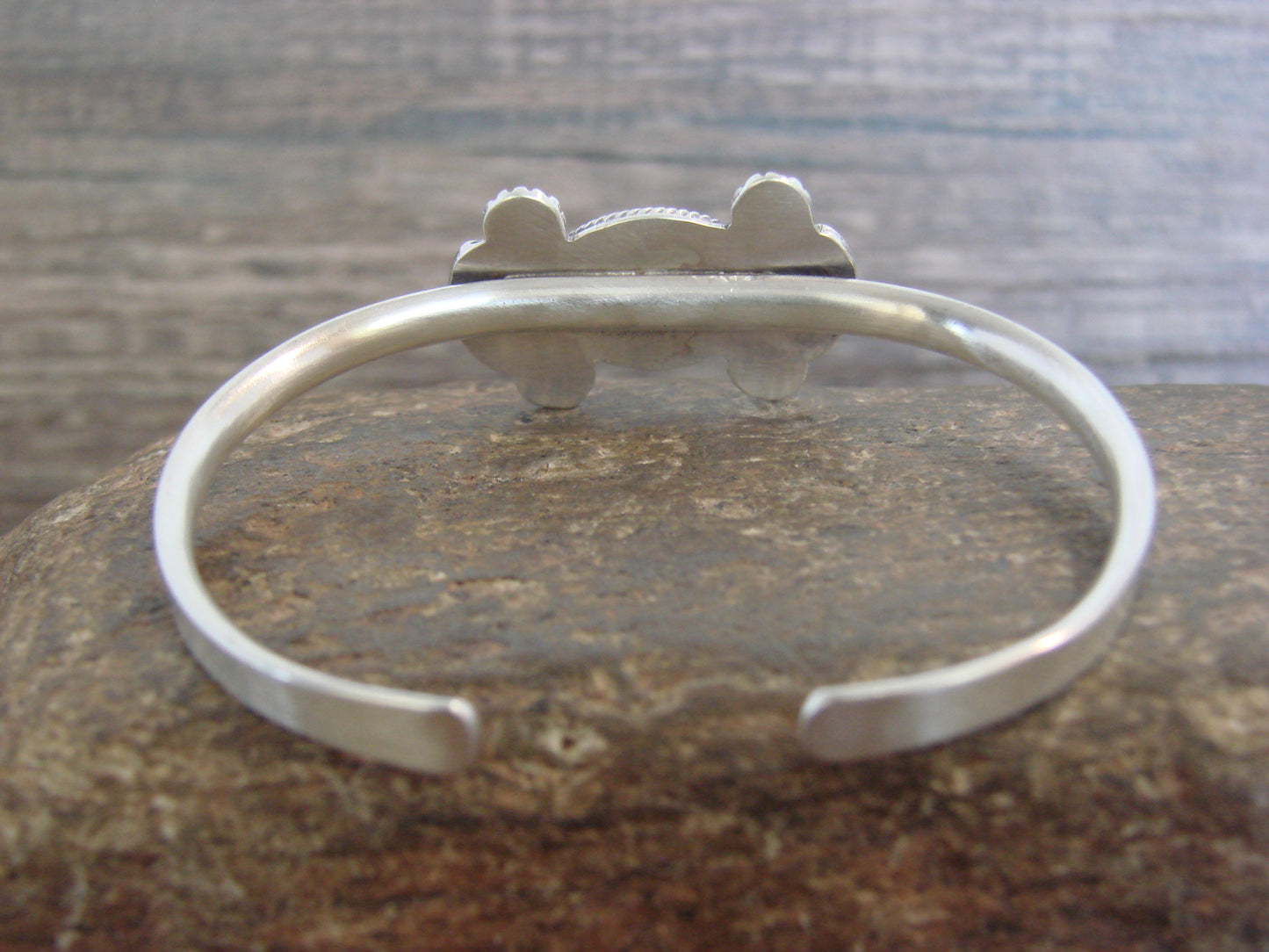 Native American Sterling Silver & Turquoise Bracelet by Francisco