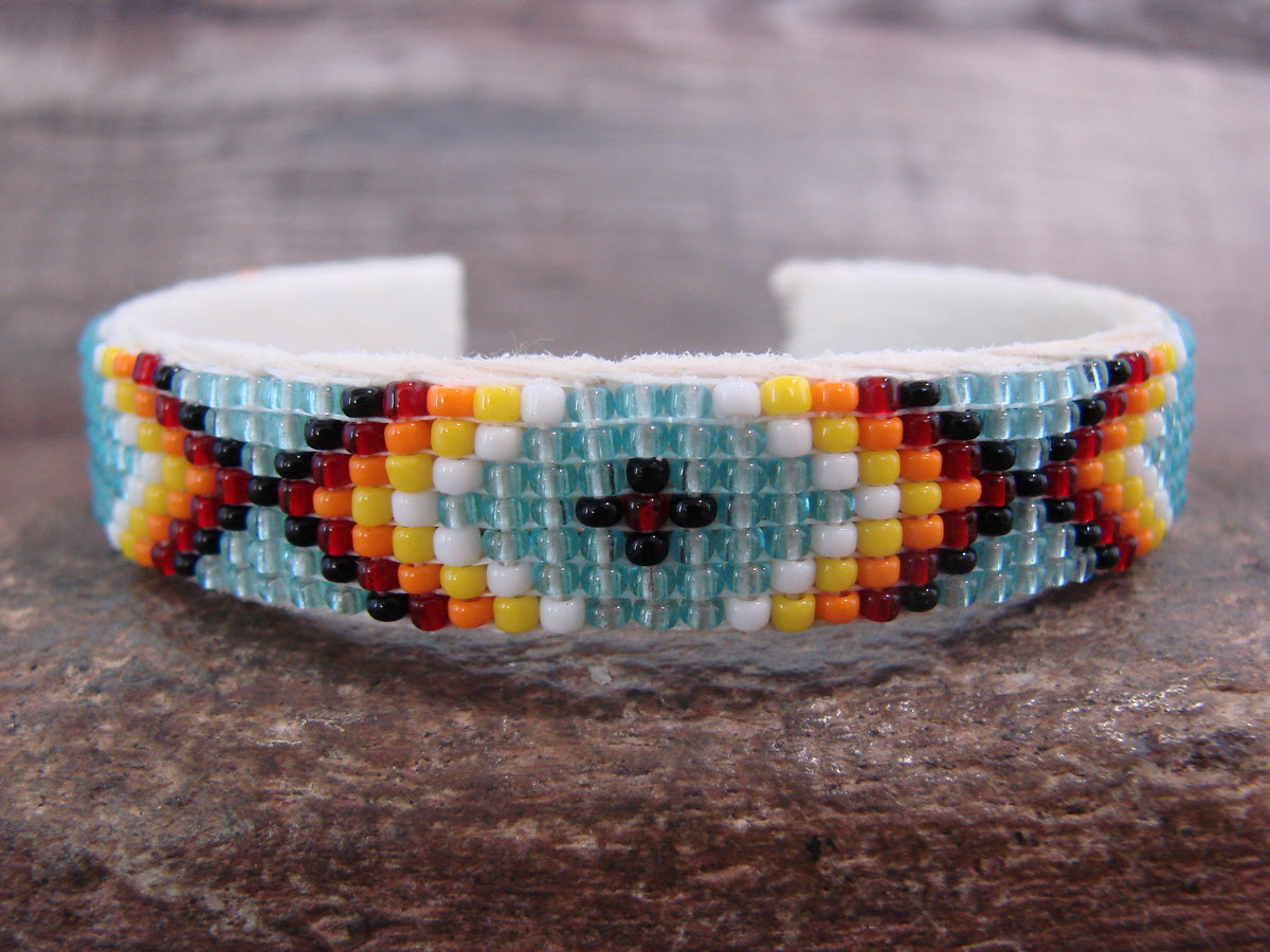 Native American Hand Beaded 1/2" Bracelet by Cleveland