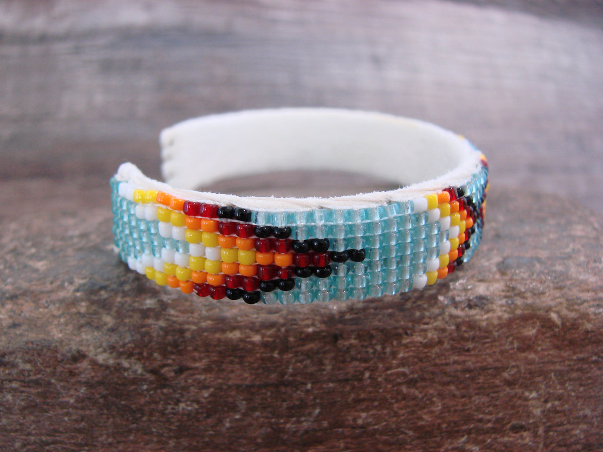 Native American Hand Beaded 1/2" Bracelet by Cleveland