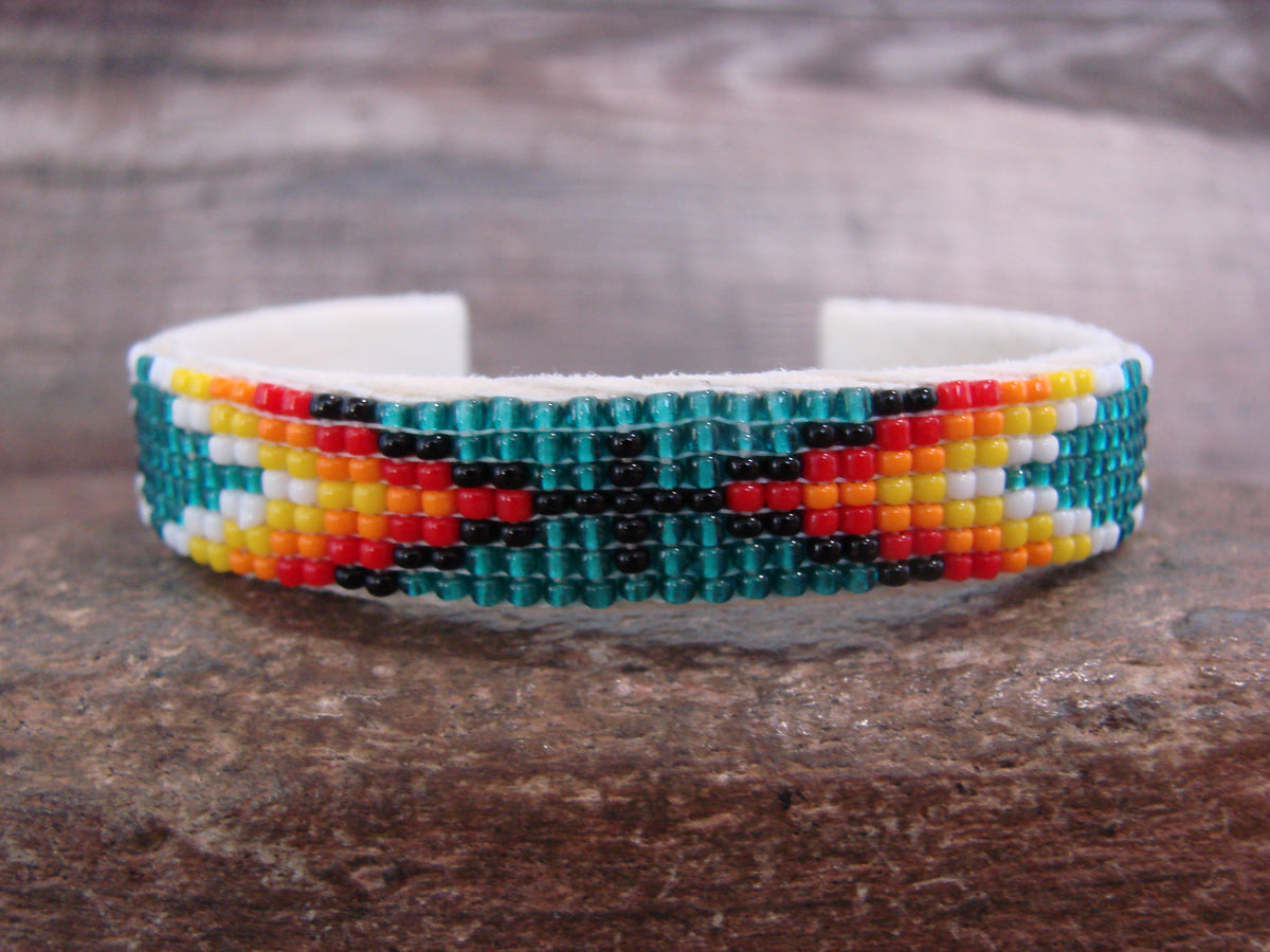 Native American Hand Beaded 1/2" Bracelet by Cleveland
