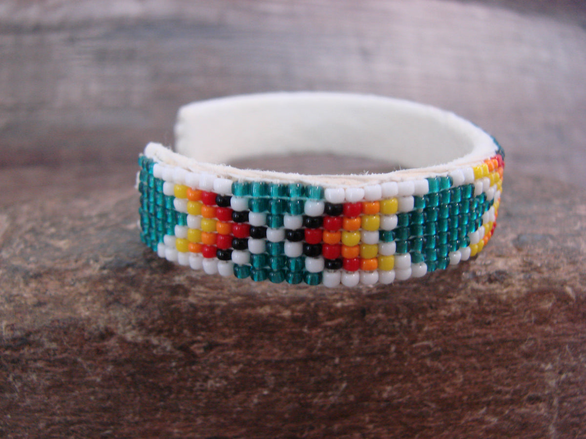 Native American Hand Beaded 1/2" Bracelet by Cleveland