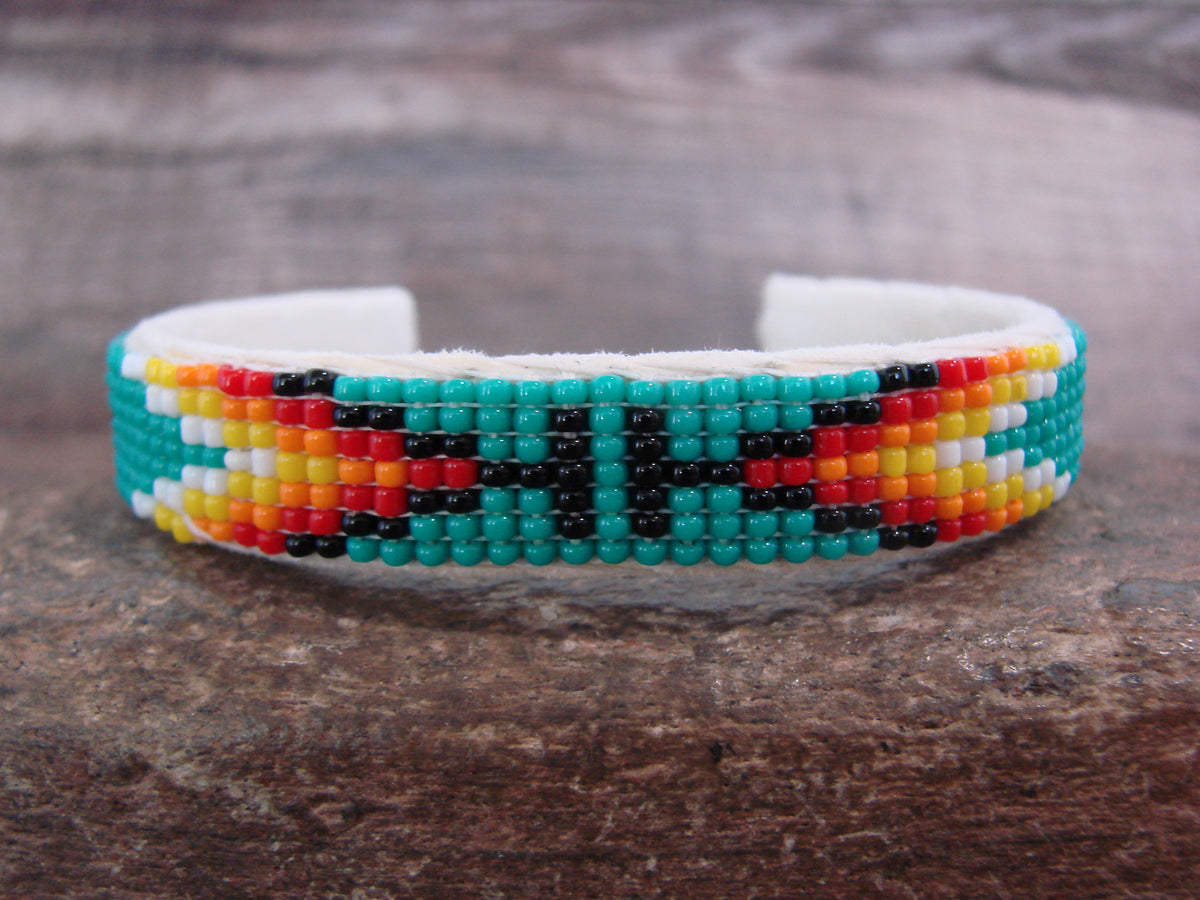 Native American Hand Beaded 1/2" Bracelet by Cleveland