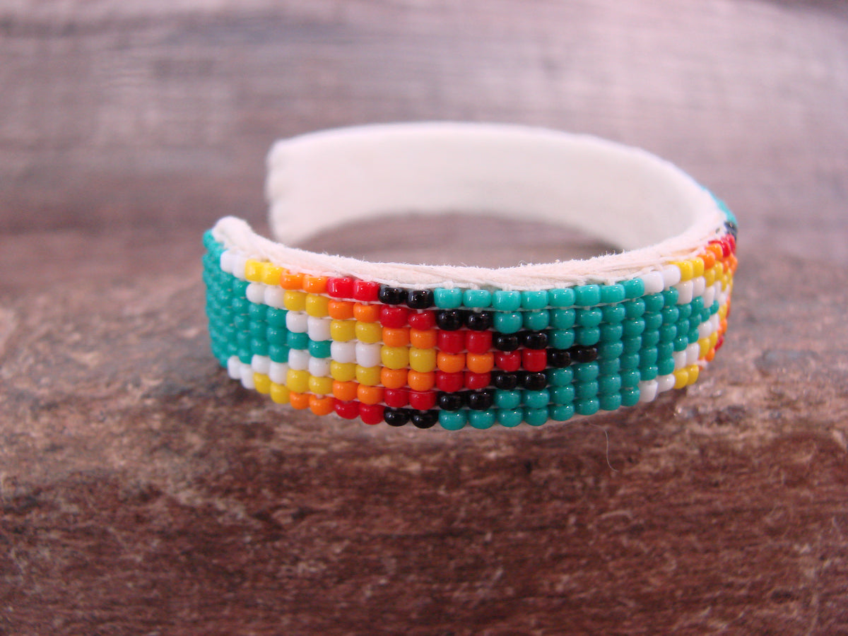Native American Hand Beaded 1/2" Bracelet by Cleveland