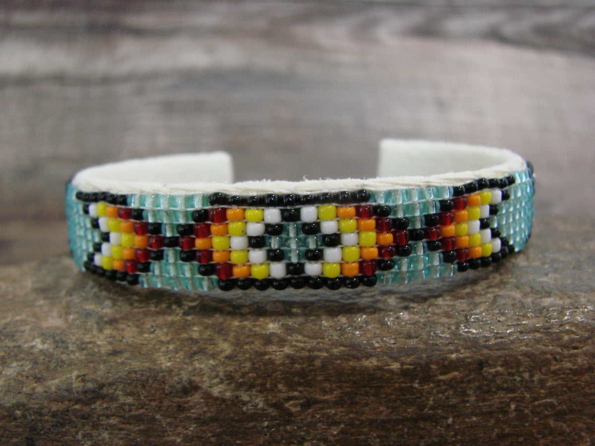Native American Hand Beaded 1/2" Bracelet by Cleveland