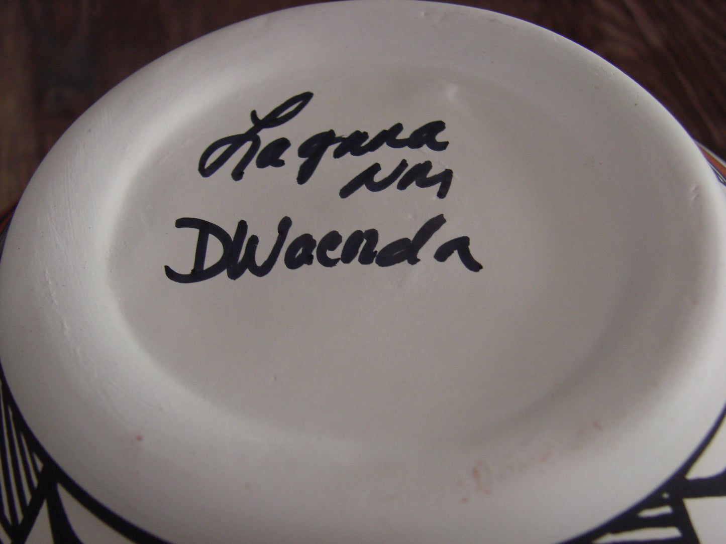 Native American Hand Painted Fine Line Acoma Pottery by Waconda