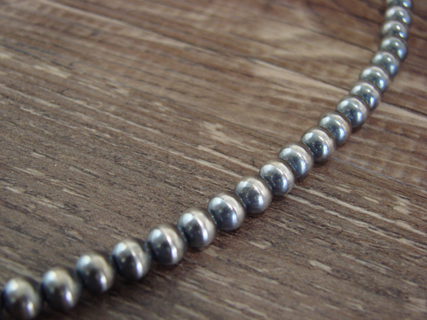 Native American 16" Sterling Silver & Turquoise Horse Necklace by Delgarito