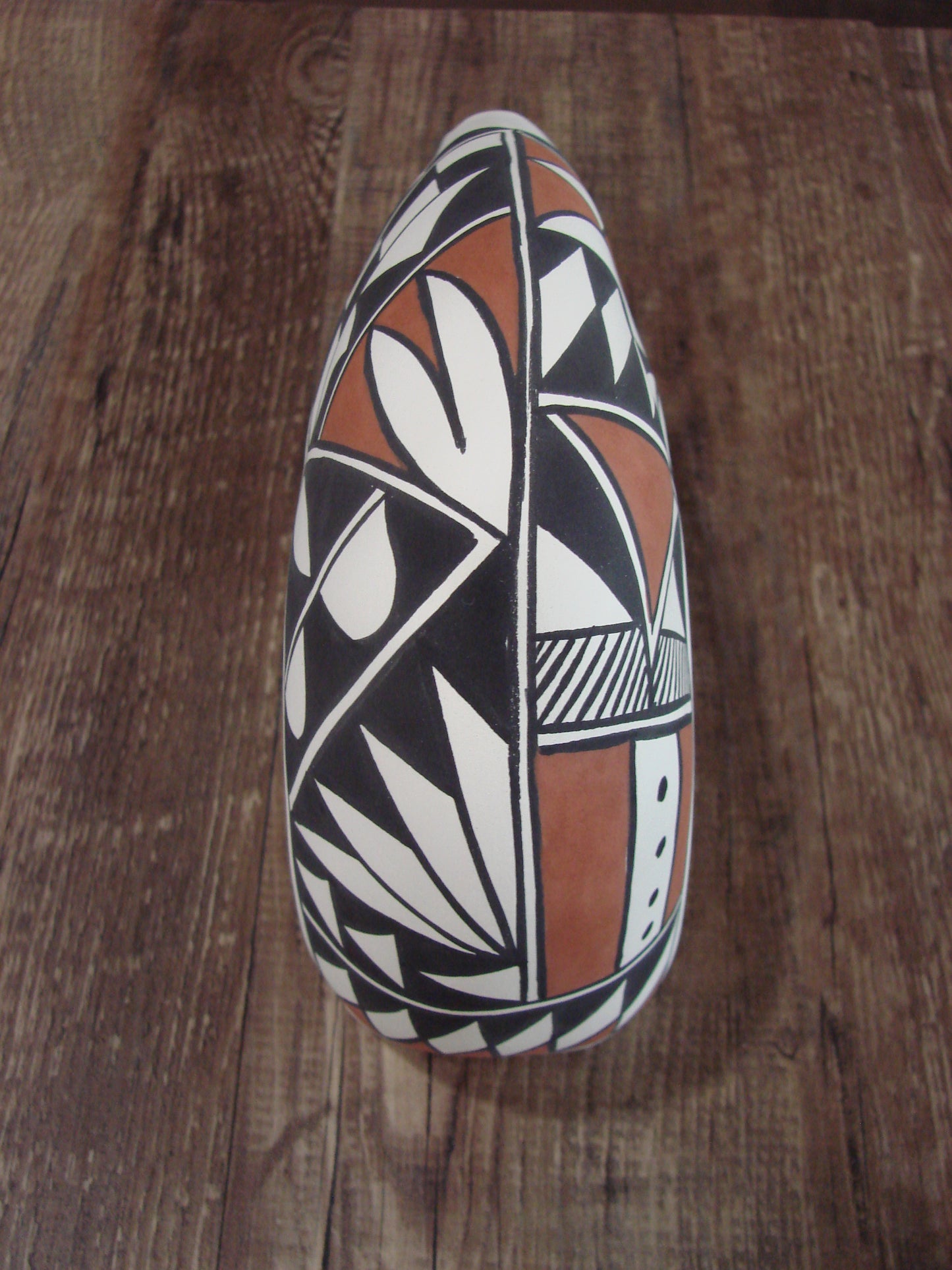 Native American Hand Painted Acoma Bear Pottery by Kuutimaitsa