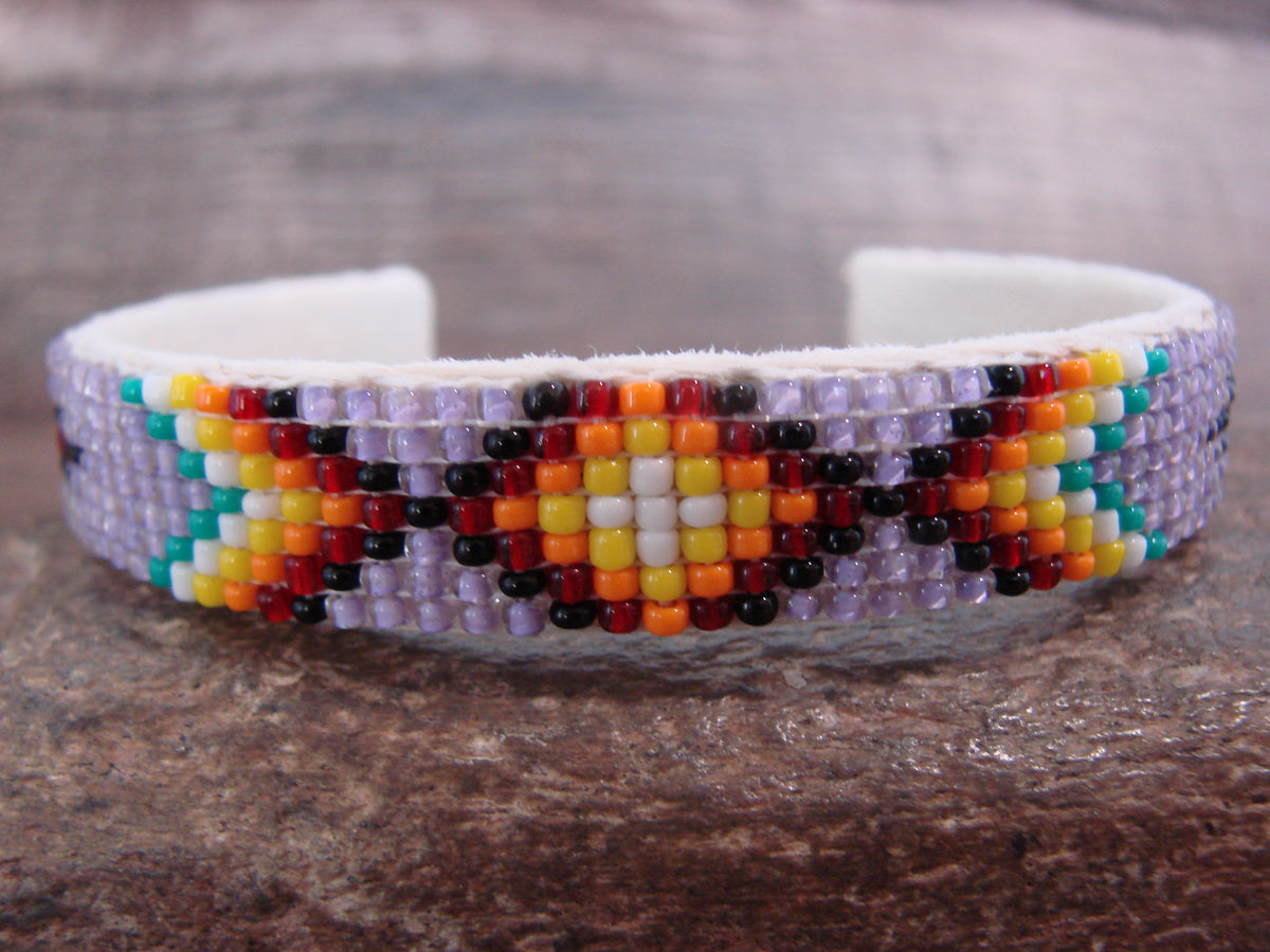 Native American Hand Beaded 1/2" Bracelet by Cleveland