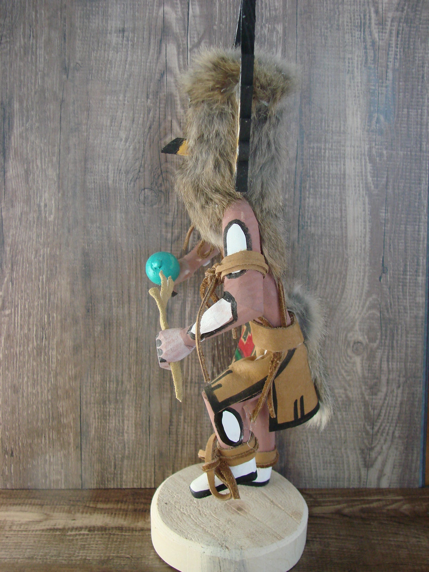 Native American Owl Kachina Dancer Signed Tsosie