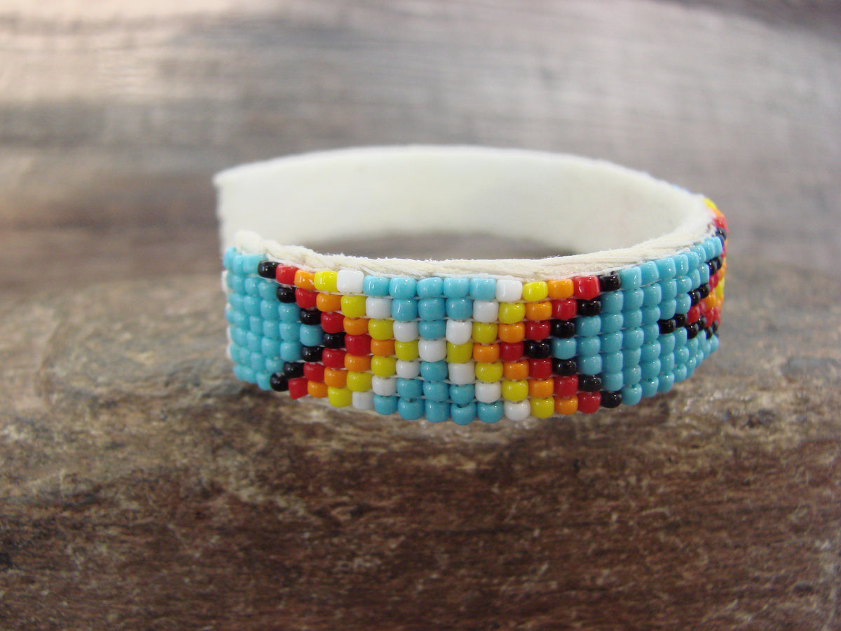Native American Hand Beaded 1/2" Bracelet by Cleveland