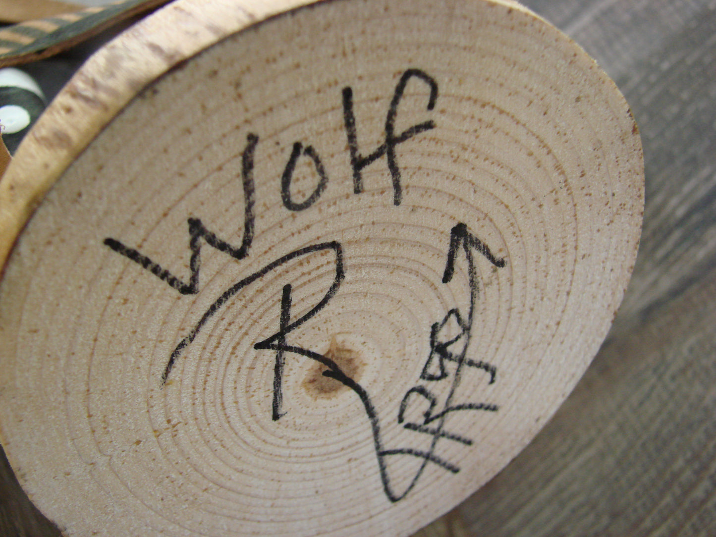 Native American Wolf Kachina Dancer Signed Tsosie