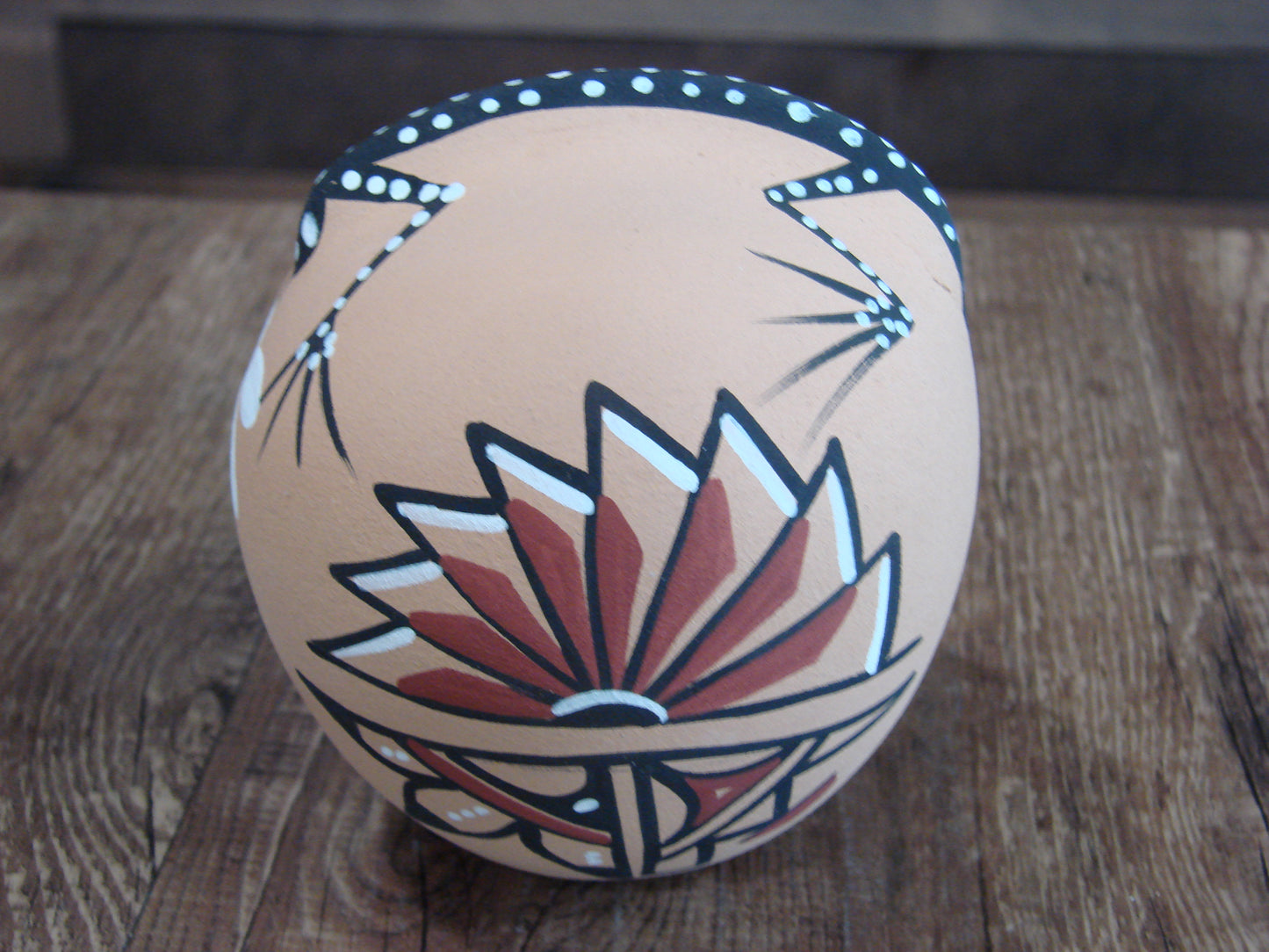 Native American Jemez Indian Handmade Clay Lizard Seed Pot by Chinana