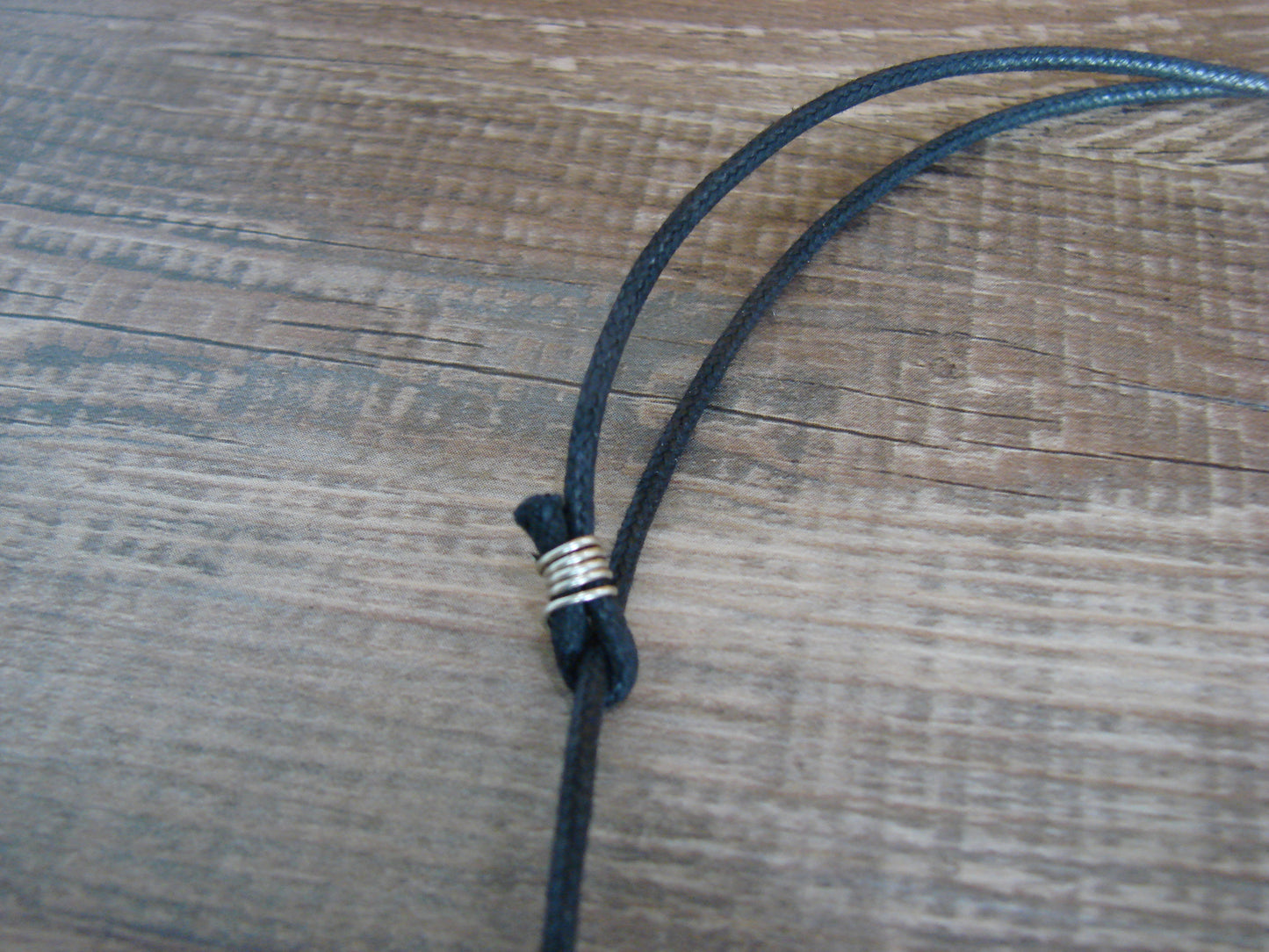 Hand Carved Adjustable Jet Raven Fetish Necklace by Matt Mitchell