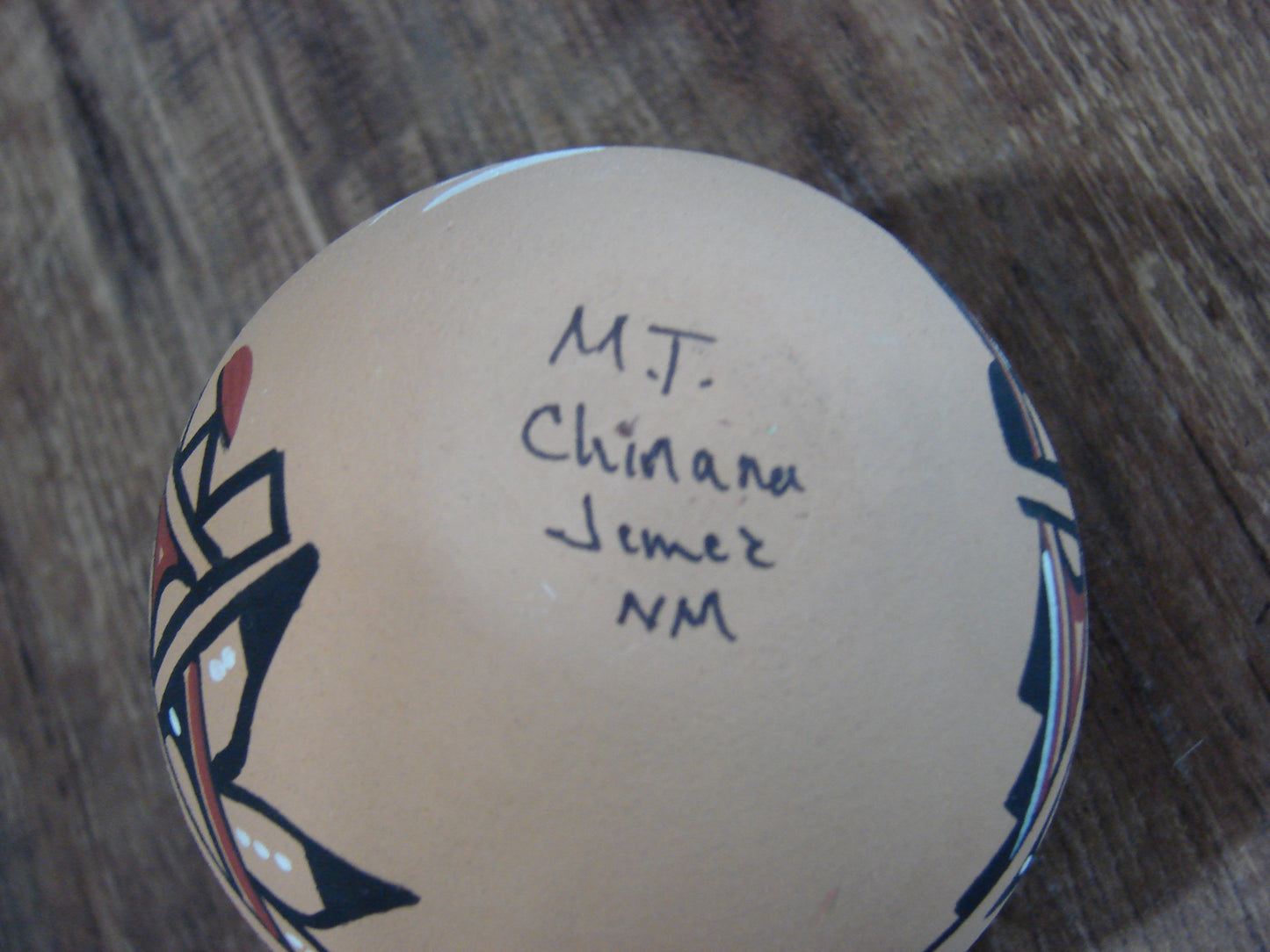 Native American Jemez Indian Handmade Clay Lizard Seed Pot by Chinana