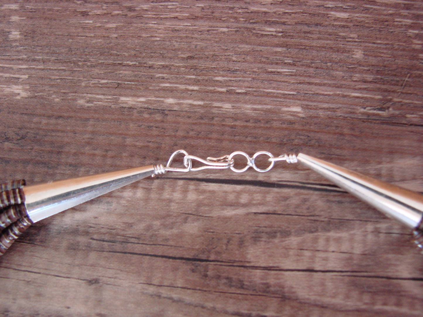 Santo Domingo 10 Strand 18" Heishi Necklace by Ramona Bird