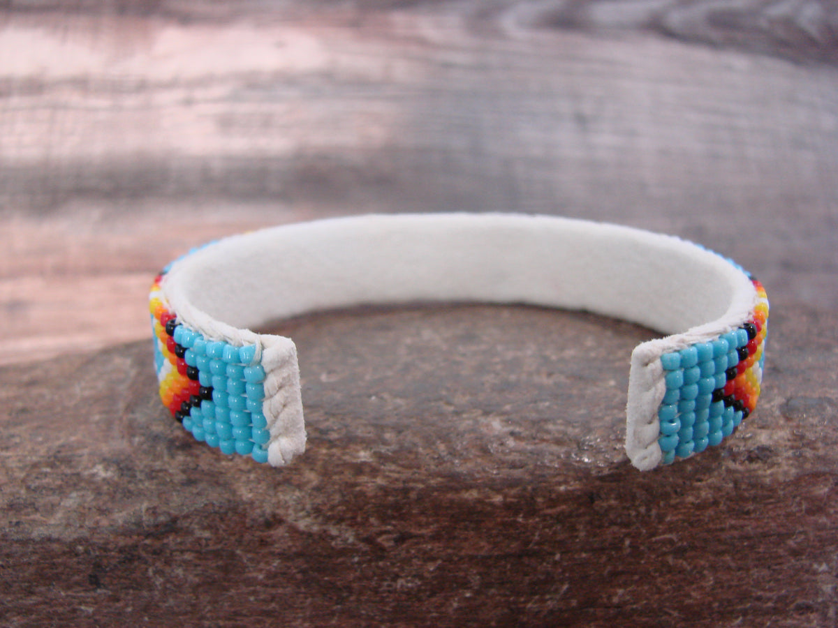 Native American Hand Beaded 1/2" Bracelet by Cleveland