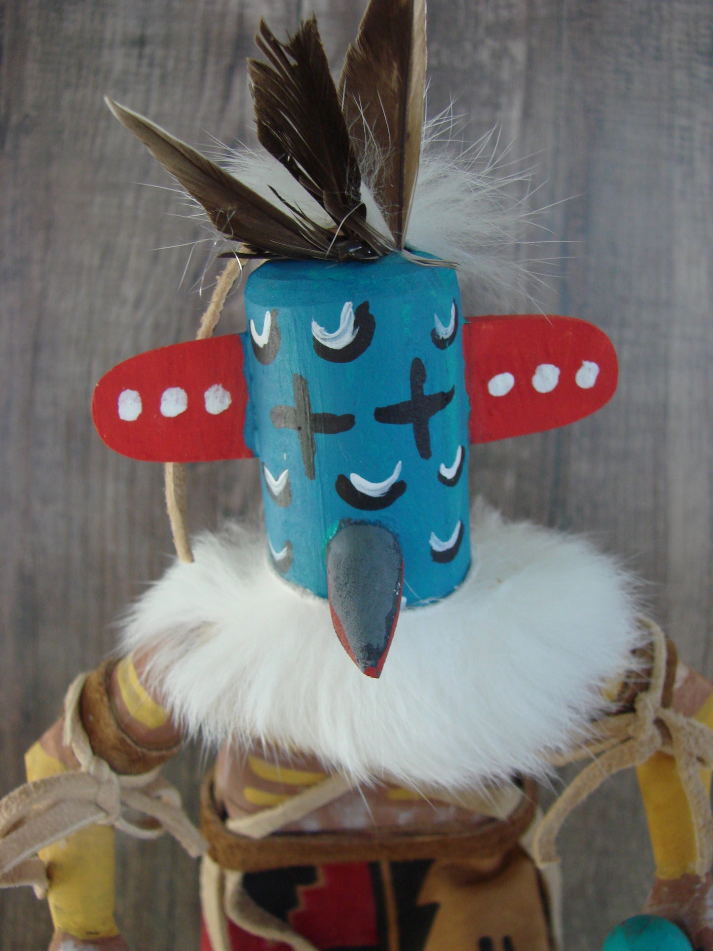 Native American Road Runner Kachina Dancer Signed Tsosie