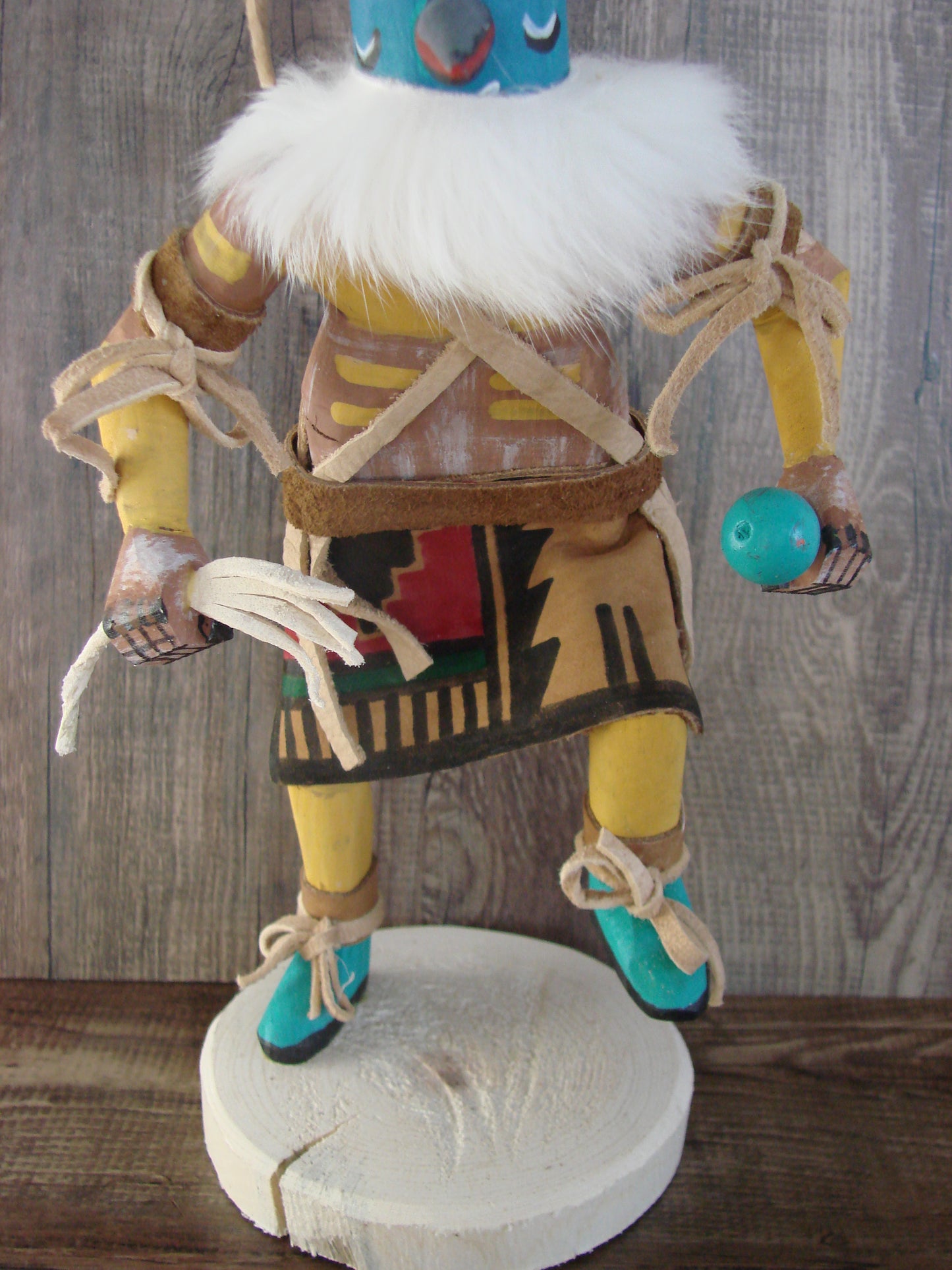Native American Road Runner Kachina Dancer Signed Tsosie