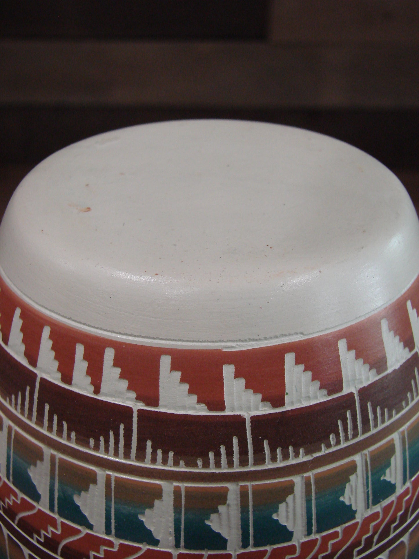 Native American Hand Etched & Hand Painted Pottery - Gilmore