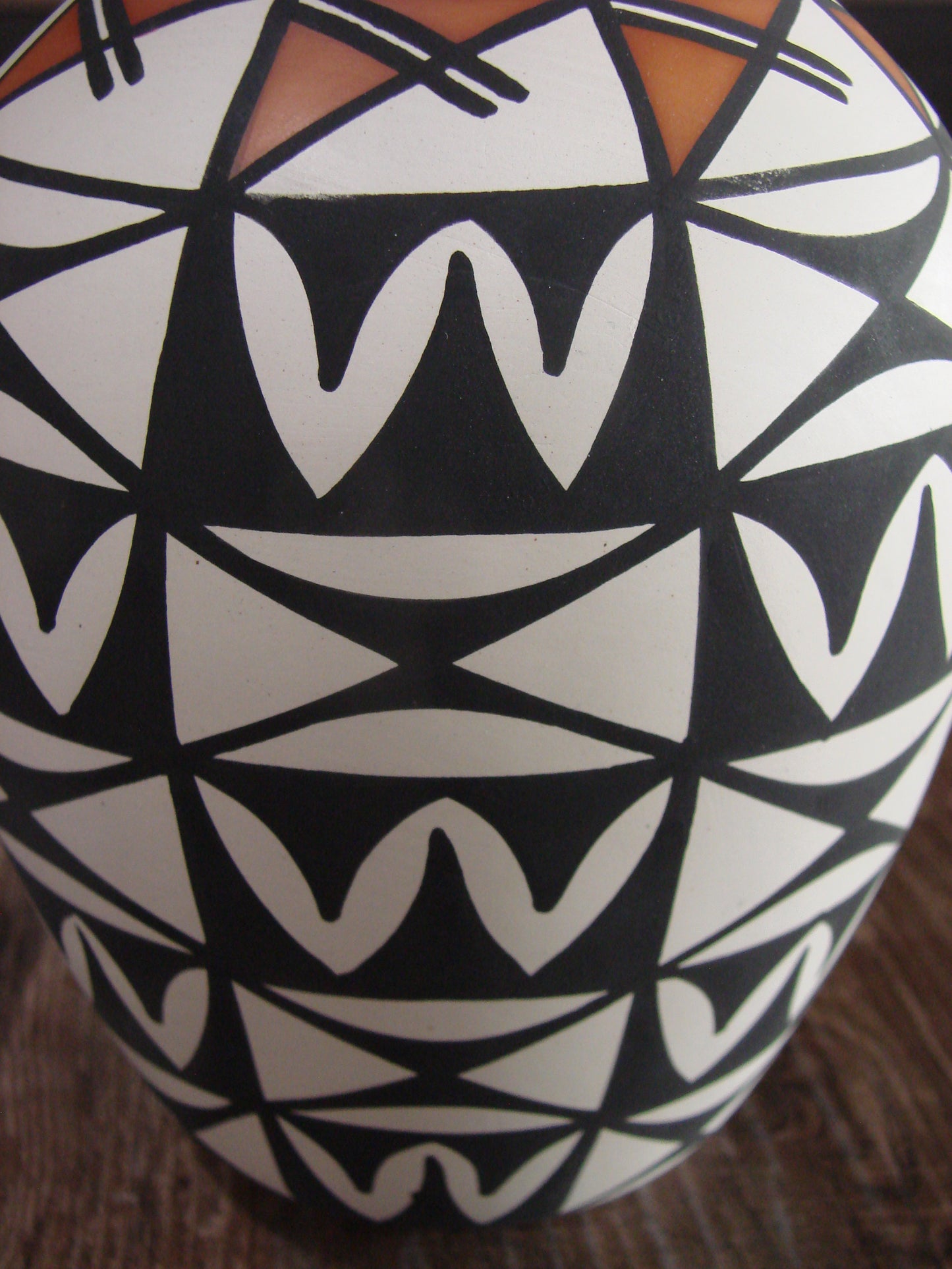 Native American Hand Painted Fine Line Acoma Pottery by Waconda