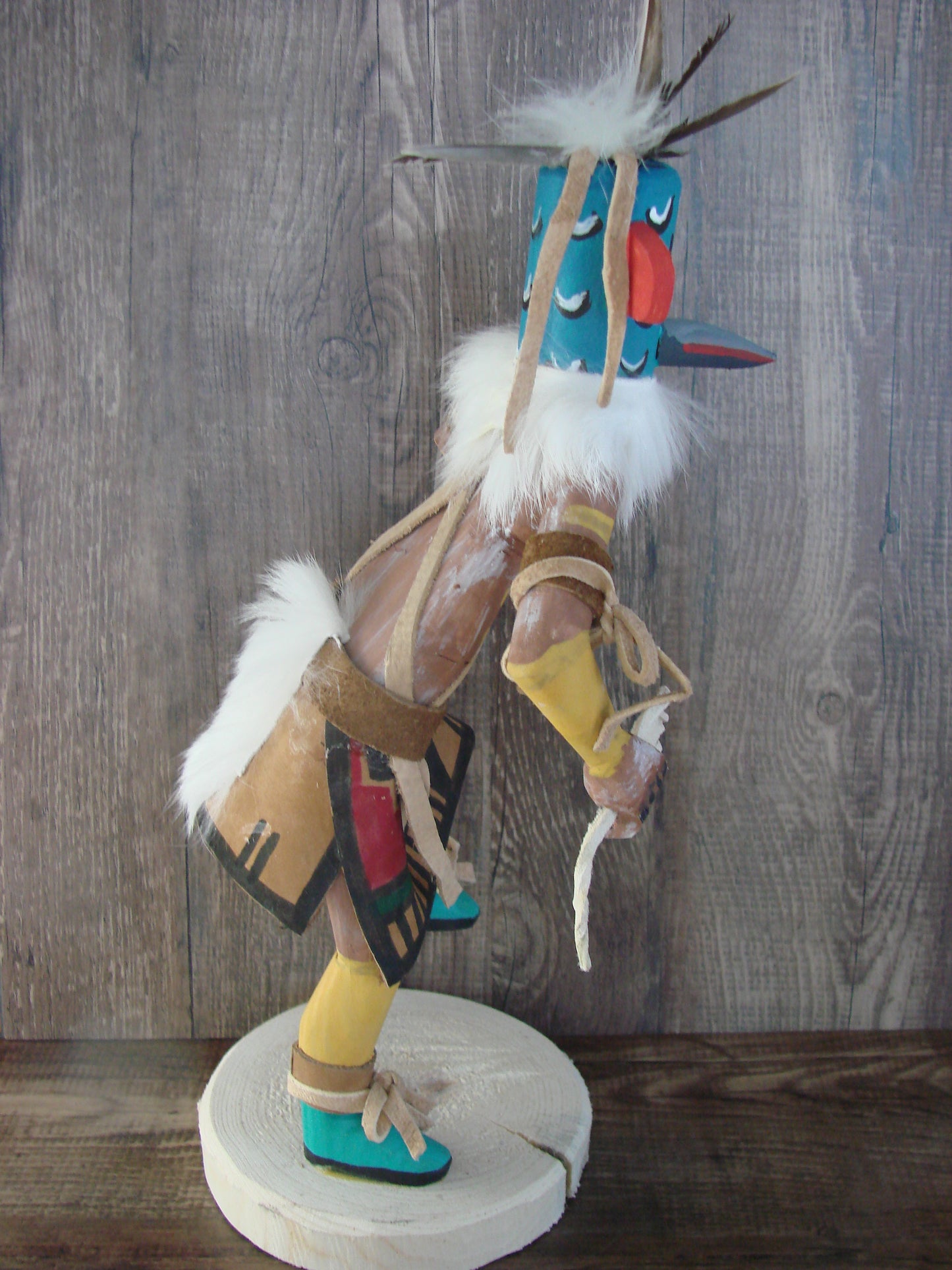 Native American Road Runner Kachina Dancer Signed Tsosie