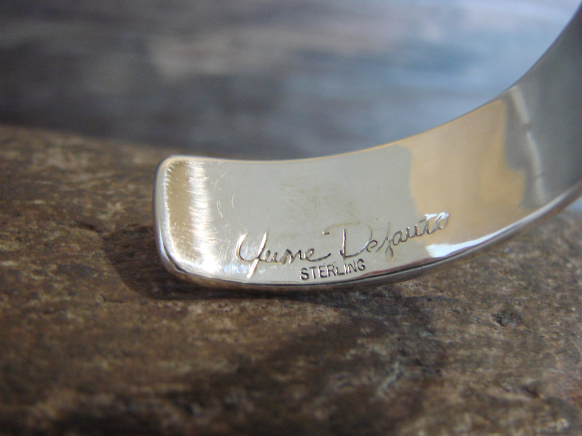 Native American Sterling Silver Horse Bracelet by Delgarito
