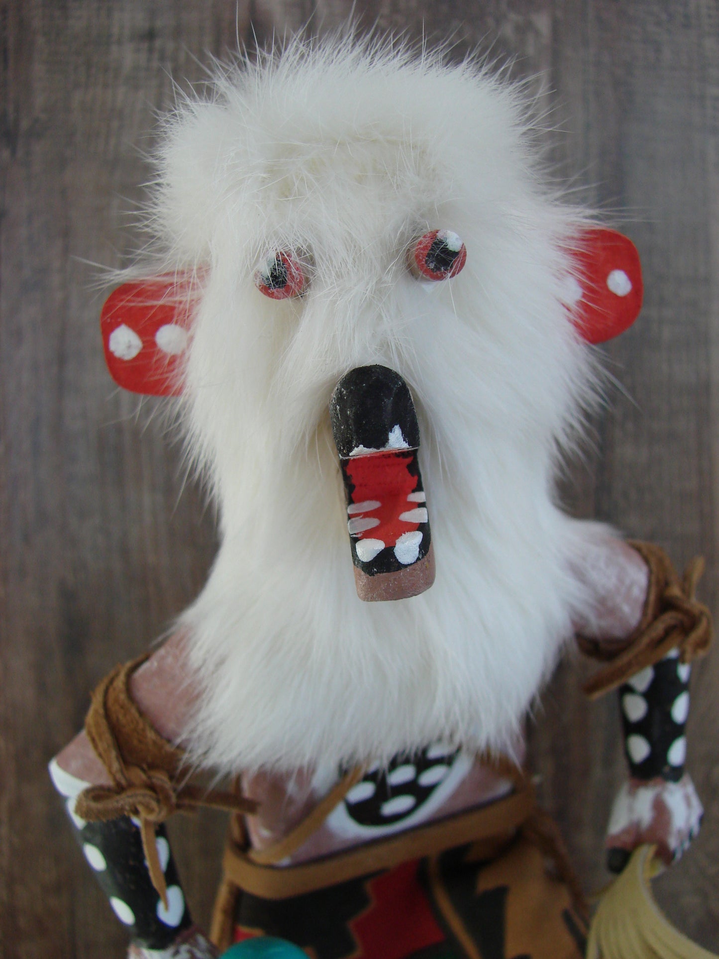 Native American Bear Kachina Dancer Signed Tsosie