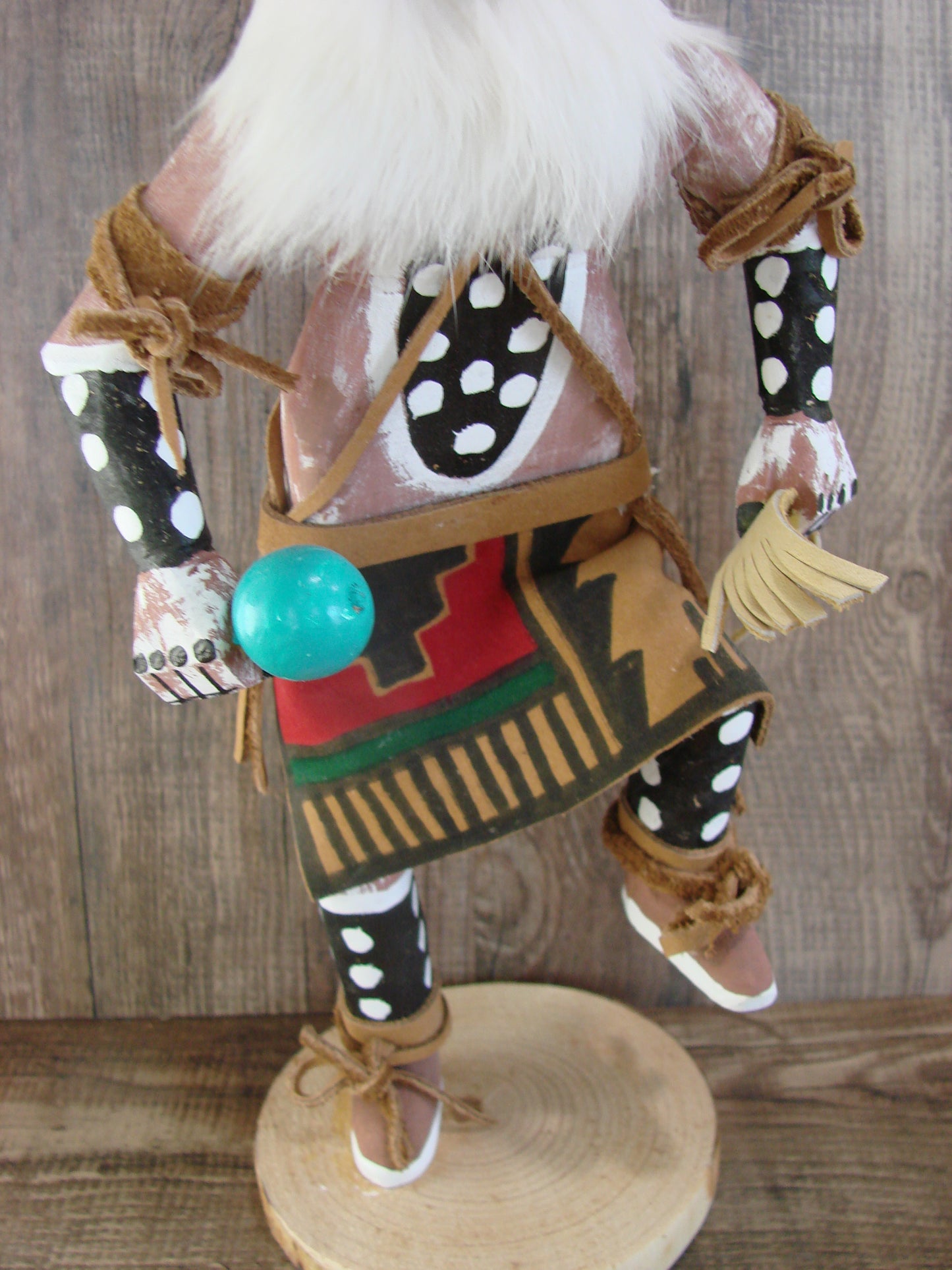 Native American Bear Kachina Dancer Signed Tsosie