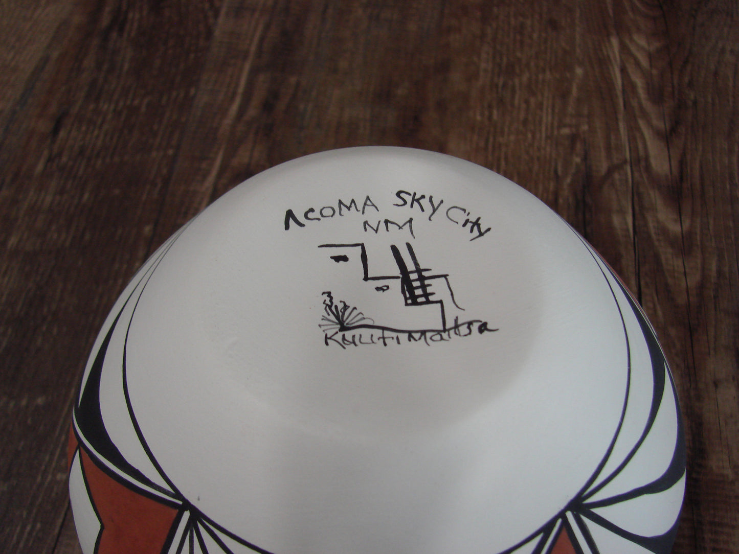 Native American Hand Painted Acoma Pottery by Kuutimaitsa