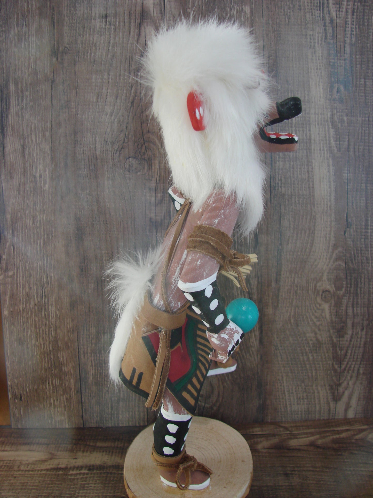 Native American Bear Kachina Dancer Signed Tsosie
