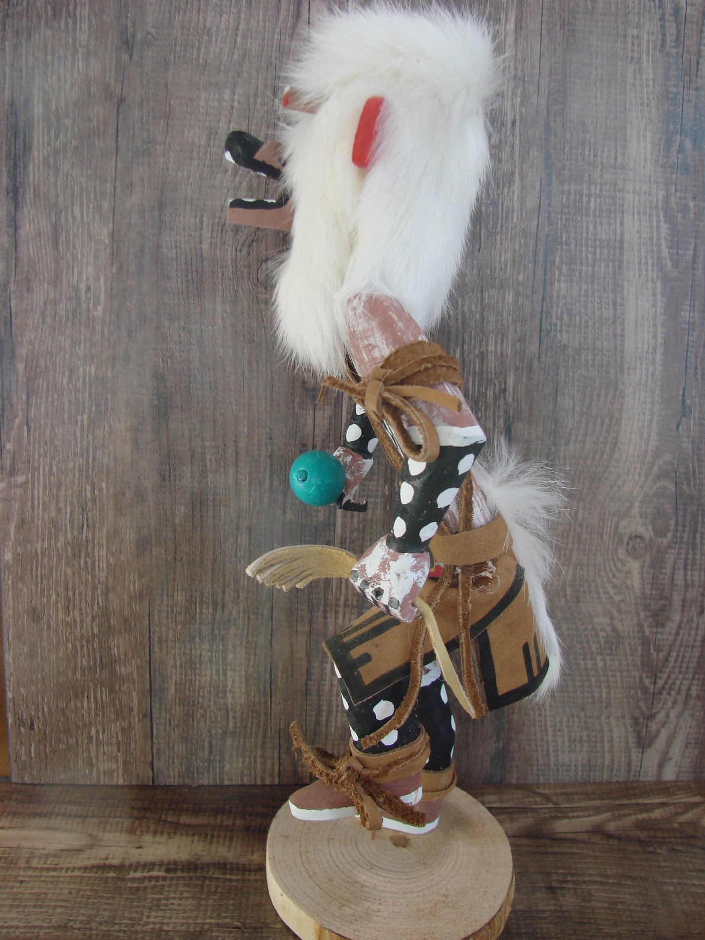Native American Bear Kachina Dancer Signed Tsosie